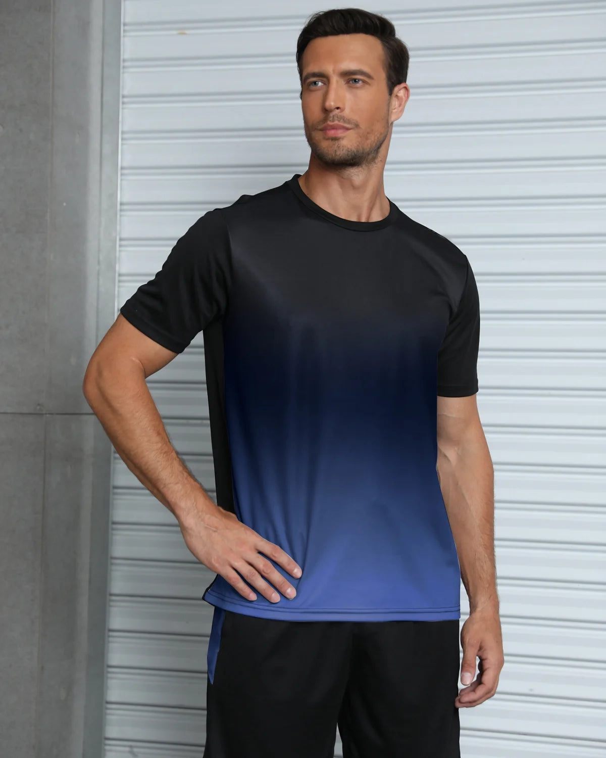 3Pack Men'S Workout Set Gym Clothes Active Shorts Shirt Set for Running Basketball Football and Daily Life,Size S-3XL