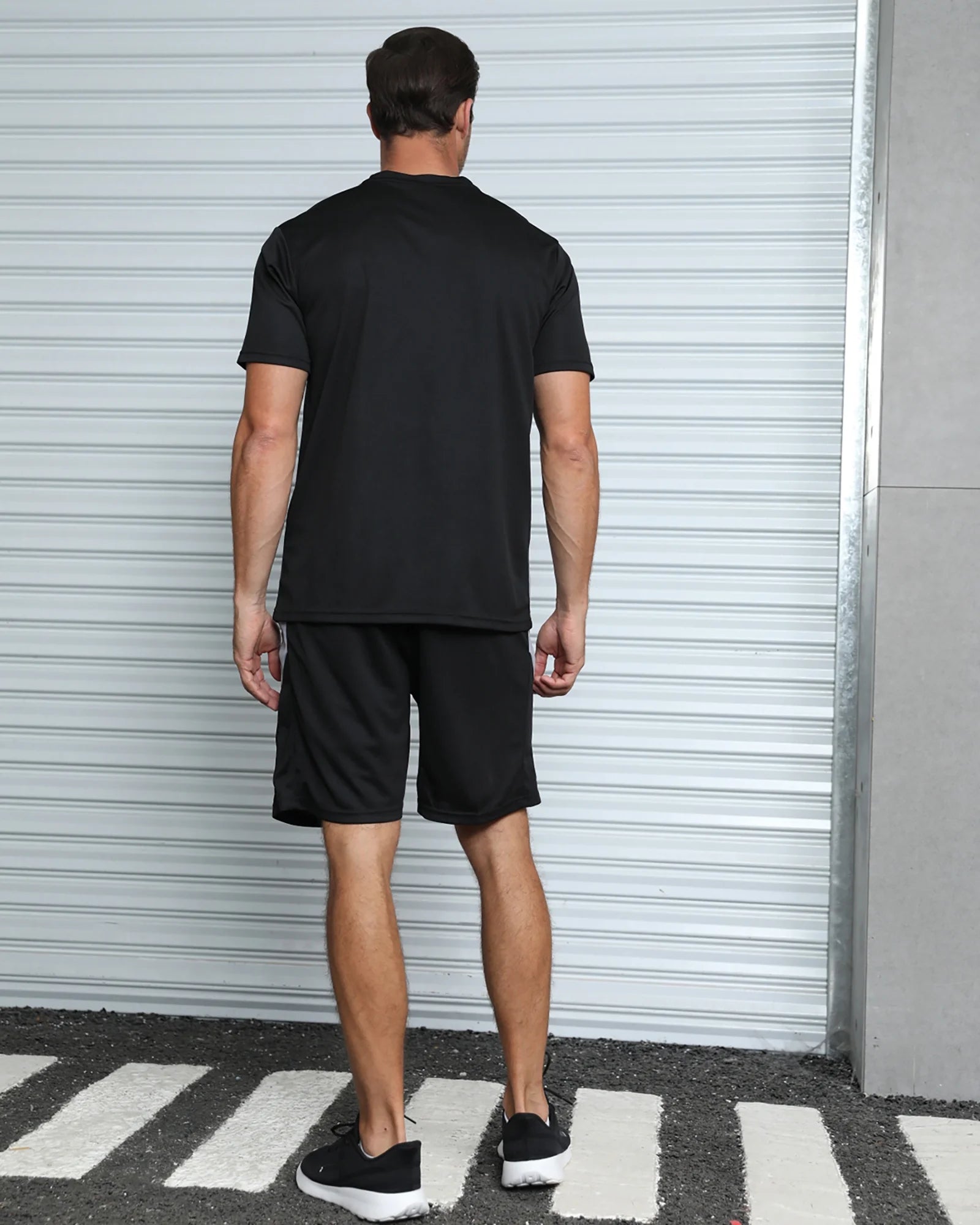 3Pack Men'S Workout Set Gym Clothes Active Shorts Shirt Set for Running Basketball Football and Daily Life,Size S-3XL